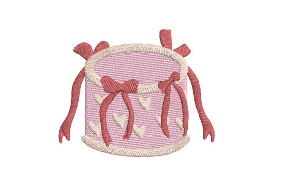A Charming Touch for Holiday Crafters: Reviewing the Sweet Pink Heart Decorated Cake Gift Box Embroidery Design