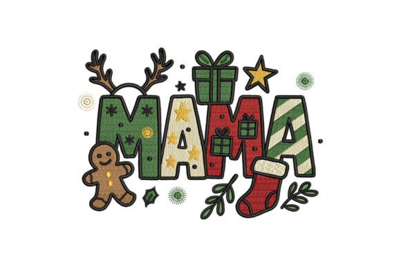 Christmas Mama Embroidery Design Review for Etsy Sellers