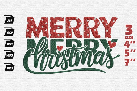 Festive Layered Merry Christmas Design Review