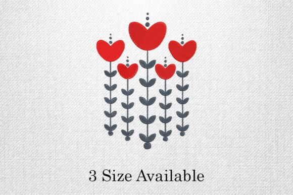 h1Red Heart Flower Embroidery Design Review