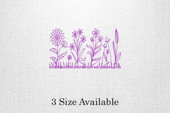Purple Floral Garden Border Embroidery: A Designer’s Review