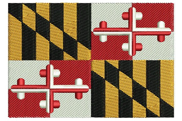 Reviewing Maryland State Flag Embroidery Designs for Small Business Use